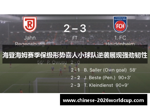 海登海姆赛季保级形势喜人小球队逆袭展现强劲韧性